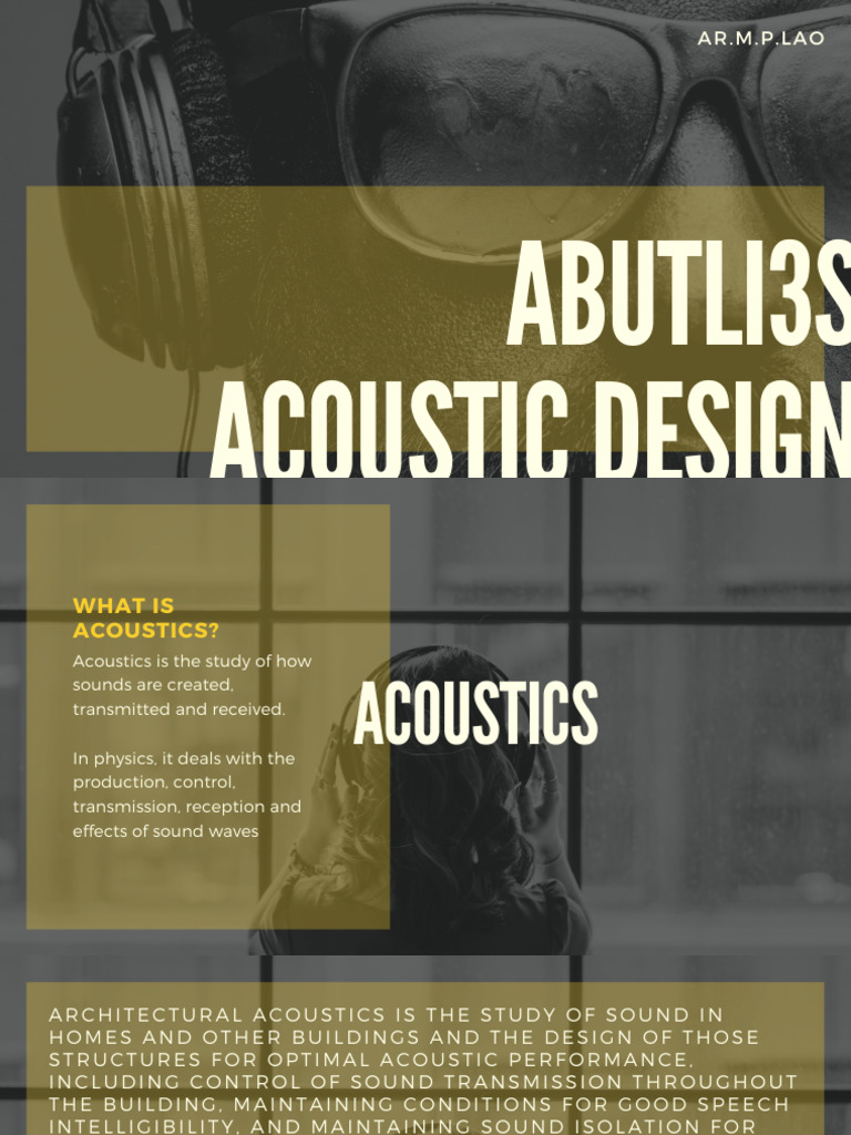 Understanding Architectural Acoustics | PDF | Sound | Waves