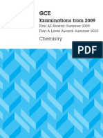 Chemistry a Level Spec