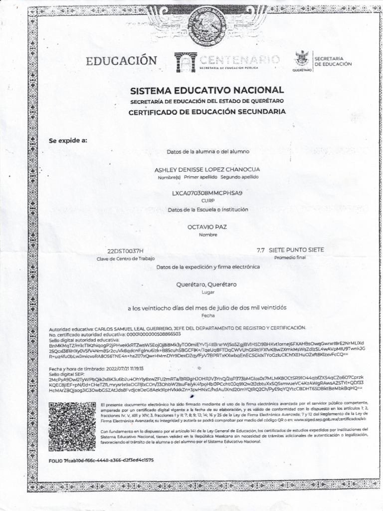 Certifica Do | PDF