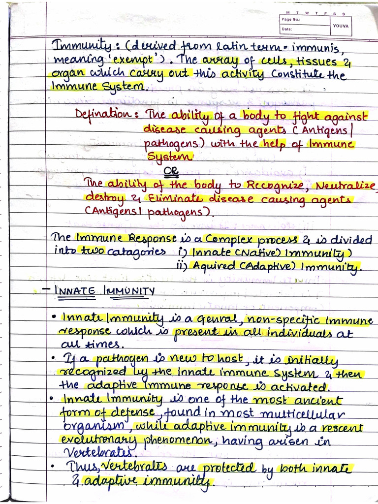 Human Health and Diseases Notes | PDF