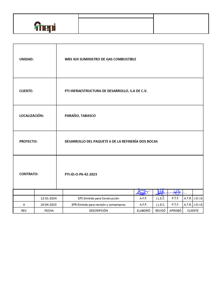 R2B-P6-424-02-F-MC-101_REV. 0 | PDF | Fundación (Ingeniería) | Hormigón