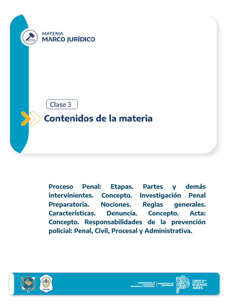 Etapas del Proceso Penal y Sujetos Involucrados | PDF | Fiscal | Ley ...