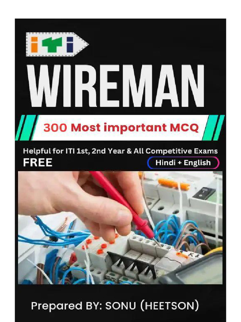 Wireman Question Paper MCQ Book Free | PDF