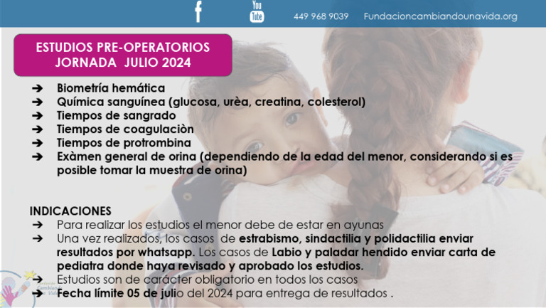 Estudios Preoperatorios | PDF
