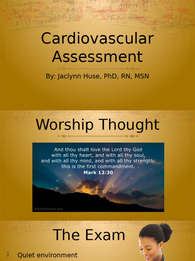 Comprehensive Cardiovascular Assessment Guide | PDF