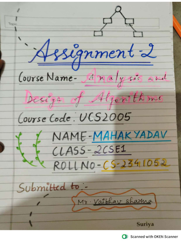 Assignment 2 of ADA | PDF