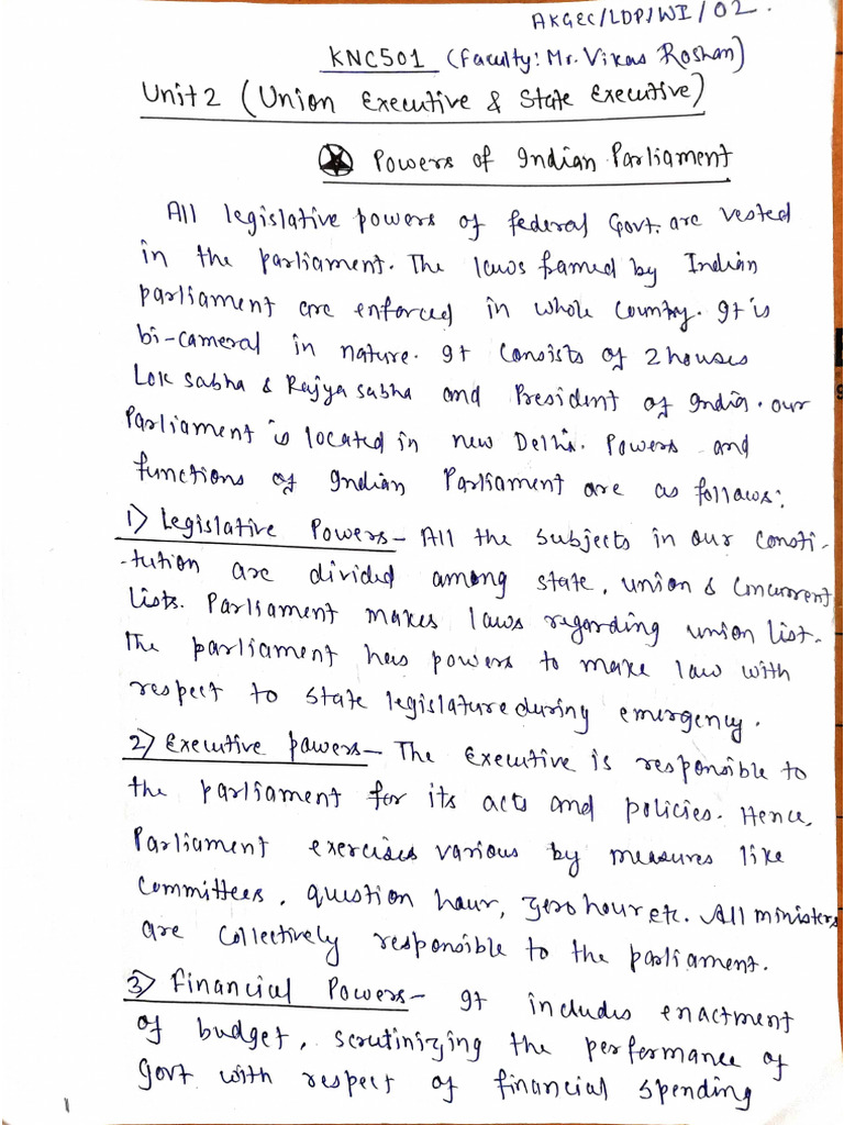 Unit-2 Handwritten Notes KNC501 | PDF