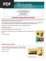 GIRD Shoulder Rehabilitation Exercises | PDF | Anatomical Terms Of ...