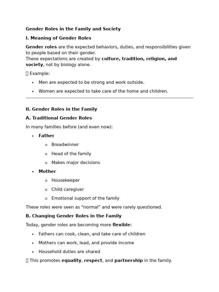 Understanding Gender Roles and Equality | PDF | Gender Role | Gender