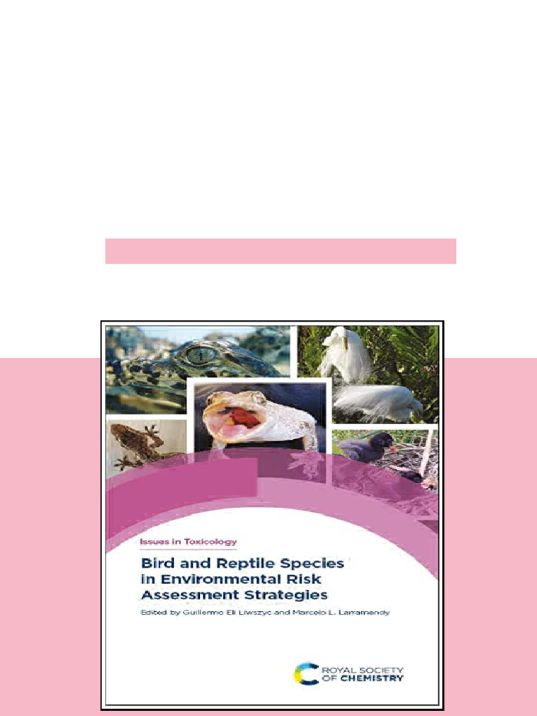 (Ebook) Bird and Reptile Species in Environmental Risk Assessment ...