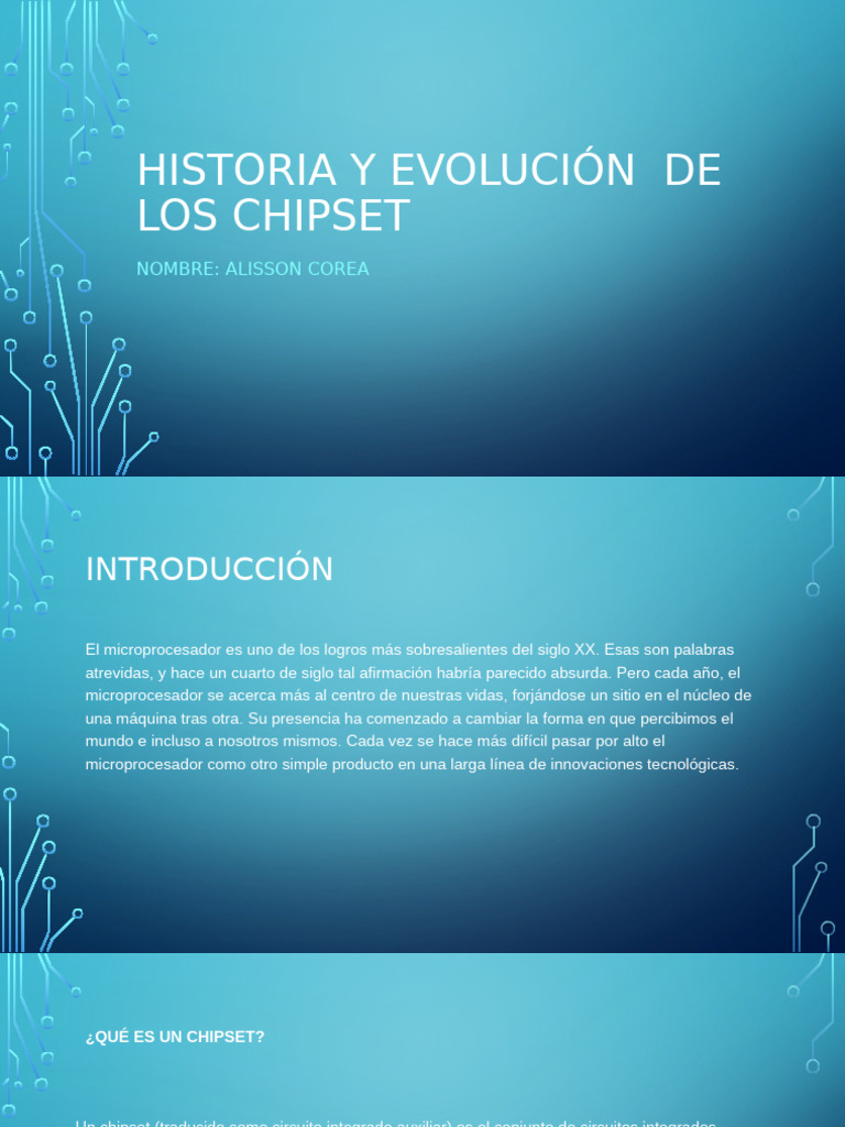 Historia y Evolución de Chipsets Intel | PDF