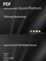 Introduction to Windows Azure