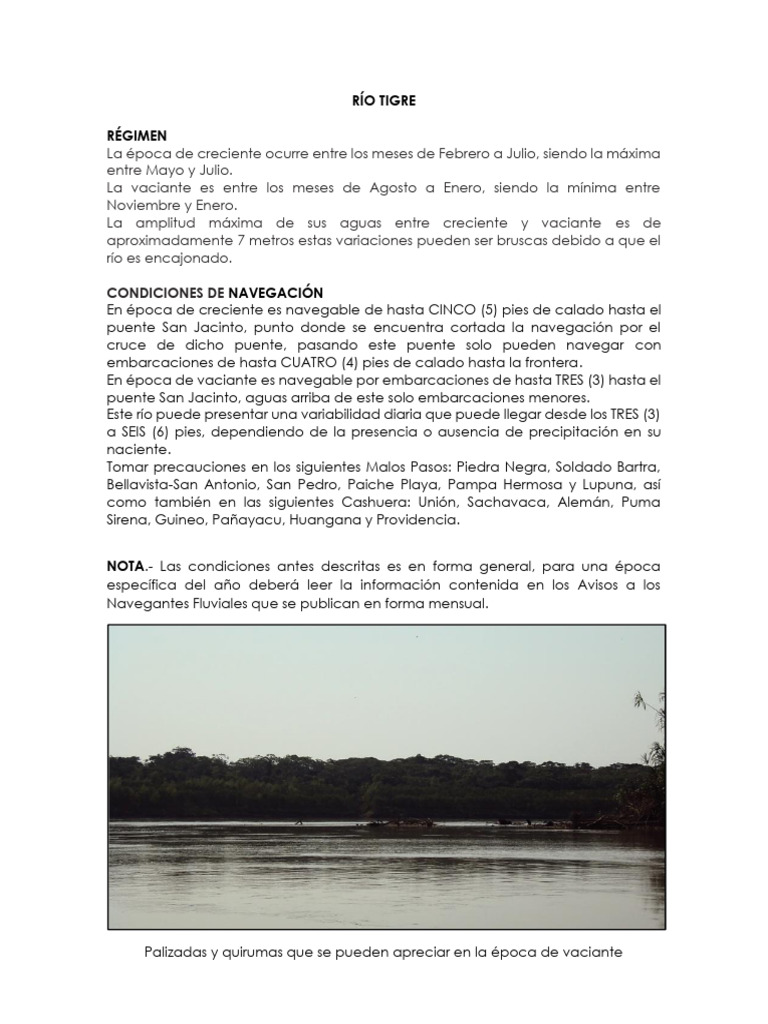Rio Tigre | PDF