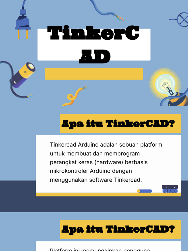 Tinkercad Arduino: Desain dan Pemrograman Elektronik | PDF