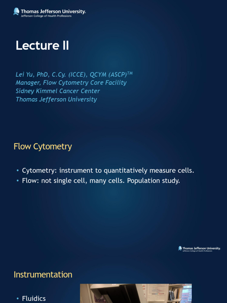 Flow Cytometry I-2 | PDF | Laser | Flow Cytometry