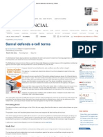 Print - Sanral Defends E-Toll Terms - ITWeb