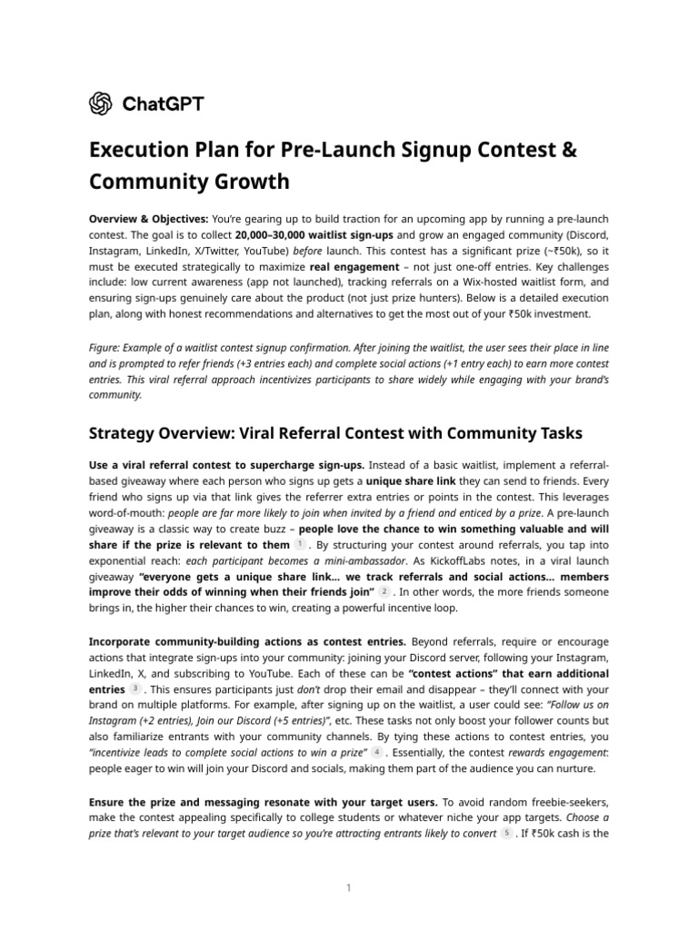 Pre-Launch Contest Strategy Guide | PDF | Linked In | You Tube