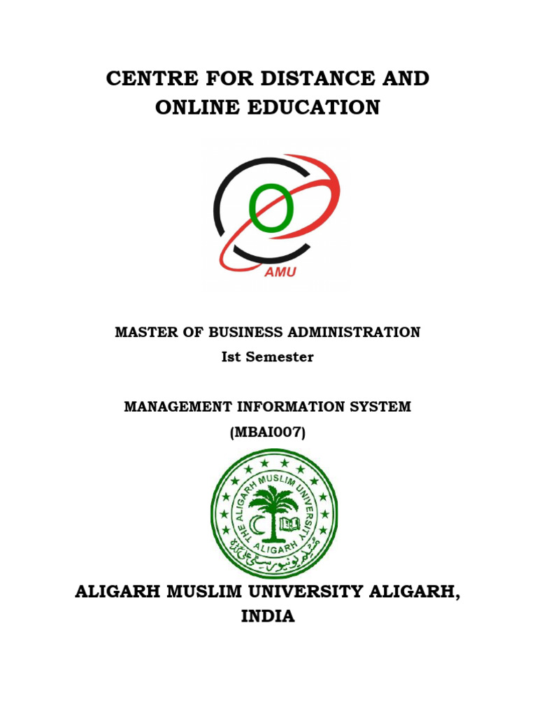 MBA Management Information Systems Syllabus | PDF | System ...