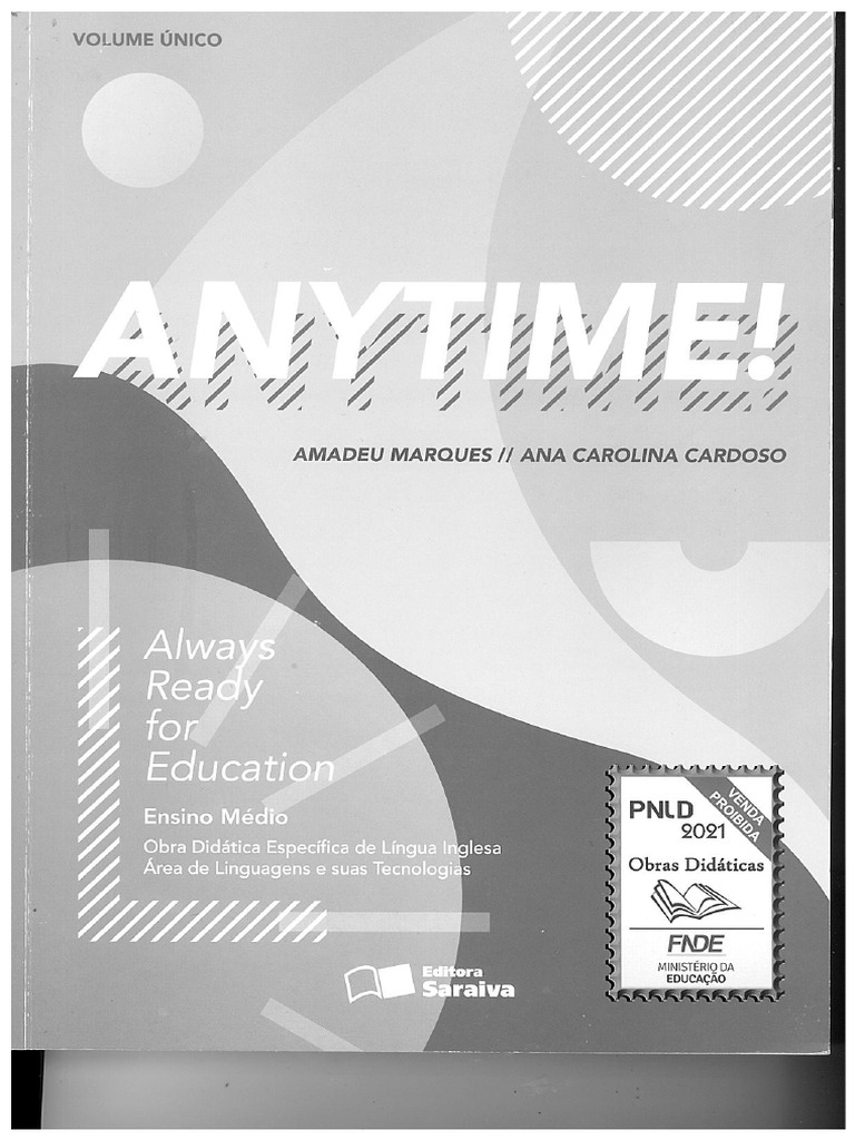 Anytime - Inglês - Ensino Médio Livro Do Aluno | PDF