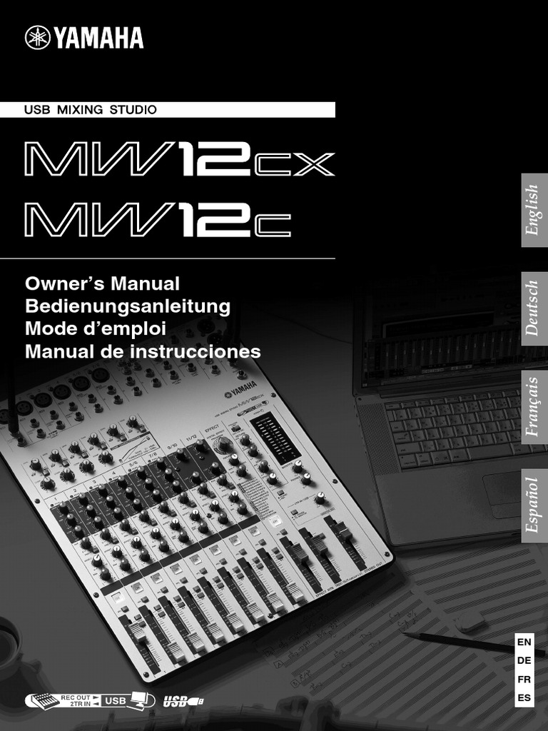 MW12CX/MW12C Owner's Manual Guide | PDF | Microphone | Equalization (Audio)