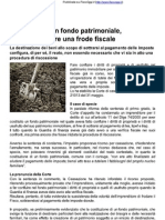 Fondo Patrimoniale FiscoOggi20120615