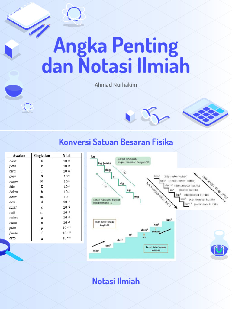 Notasi Ilmiah dan Angka Penting Fisika | PDF