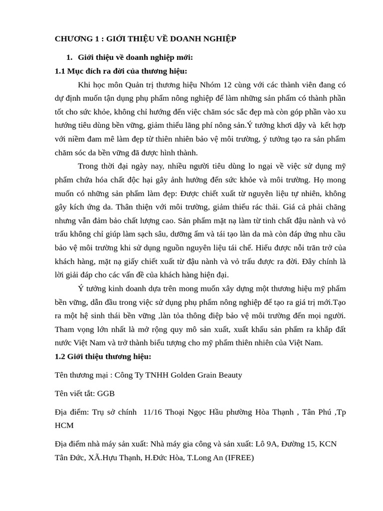 Tiểu Luận Qtth n12 | PDF