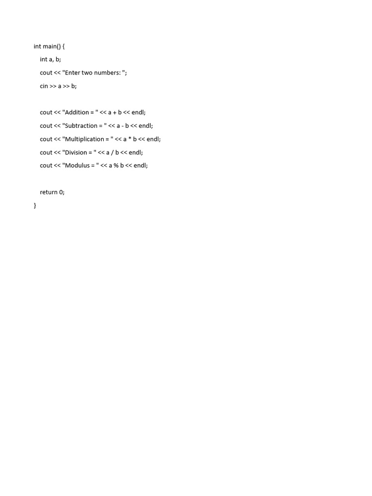 Int Main | PDF