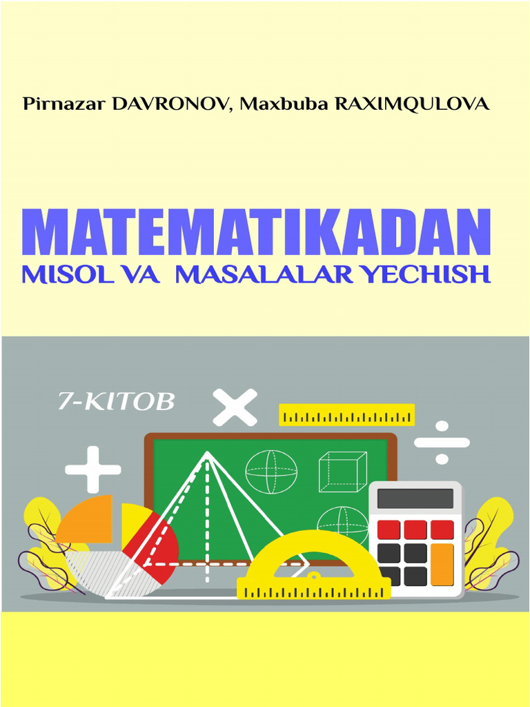 Matematikadan Misol Va Masalalar Yechish | PDF