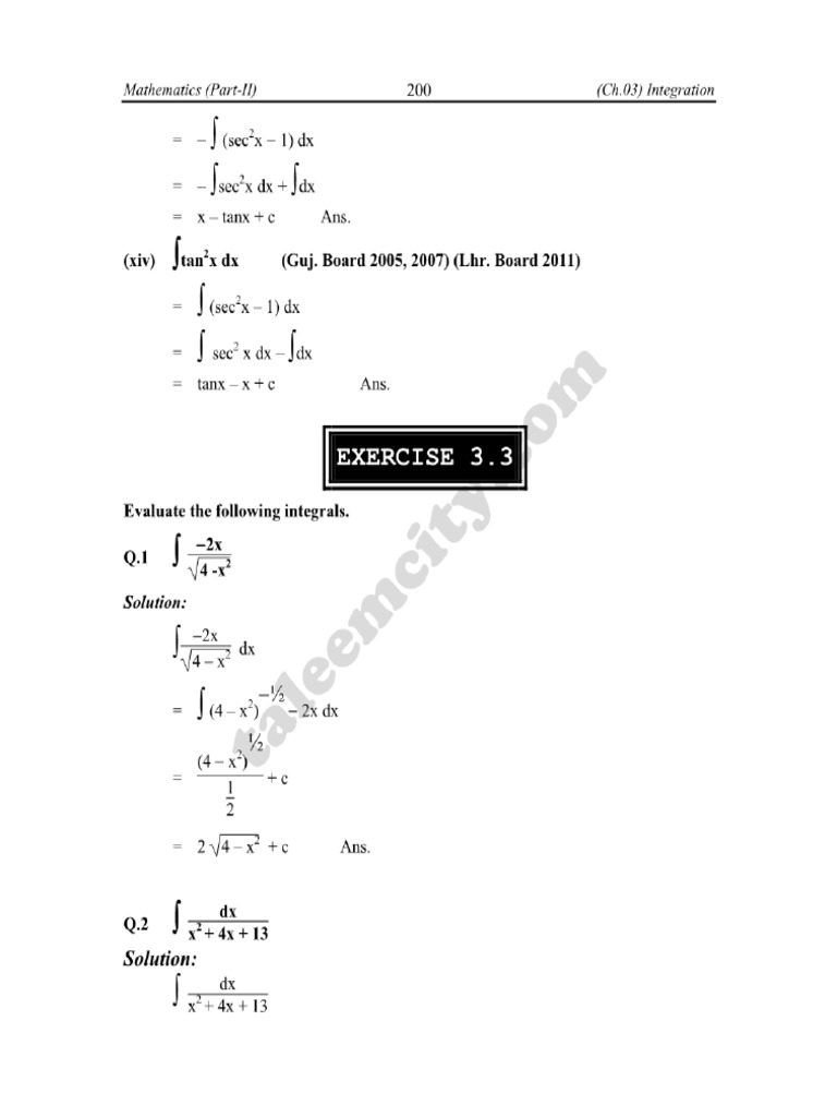 12 Math CH-3 Exercise 3.3 - Notes by (Taleemcity - Com) - Unlocked | PDF