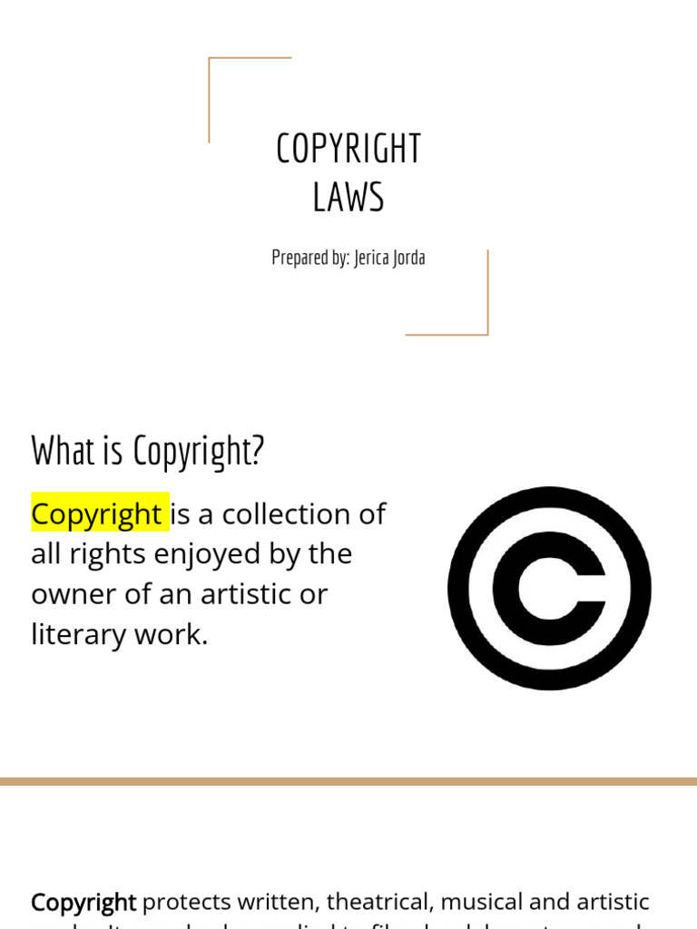 Week 12_copyright Laws | PDF | Public Domain | Copyright