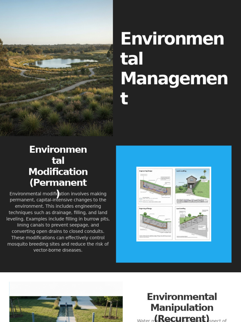 Mosquito Control Through Environmental Management | PDF | Mosquito