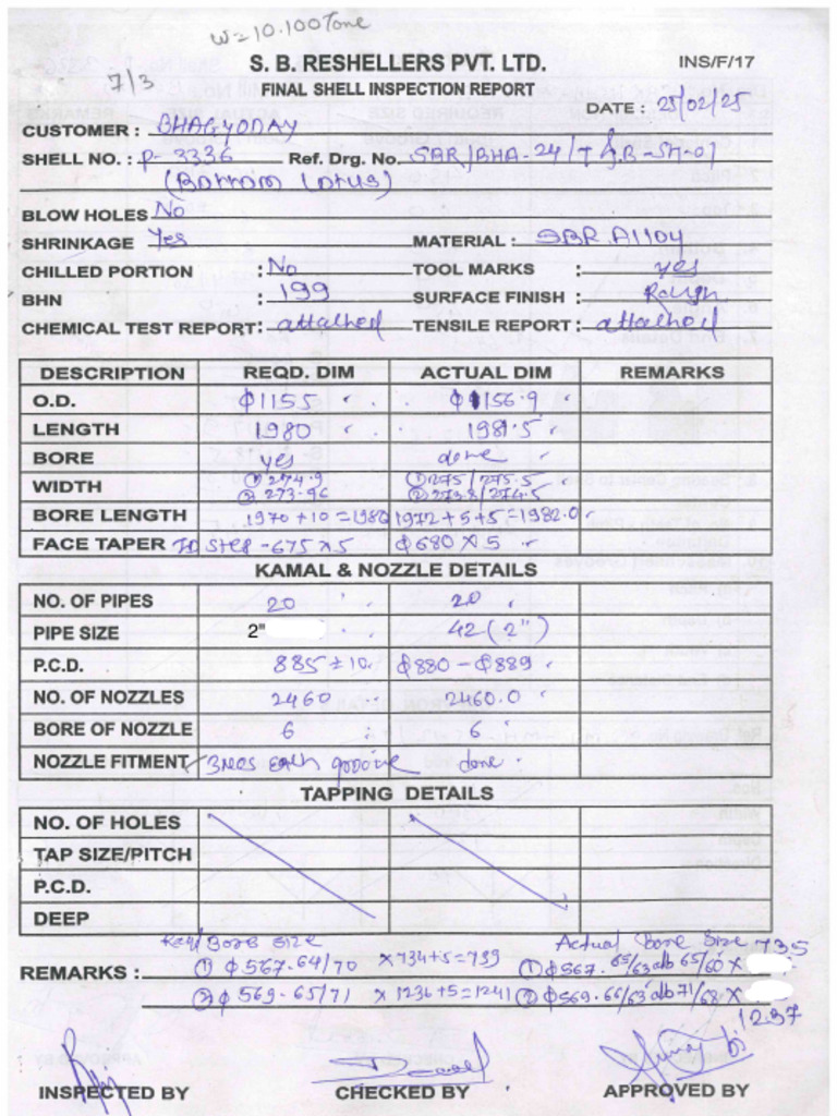 Bhagyoday Bottom Lotus Shell Shell P-3336 IR & TC Compressed | PDF