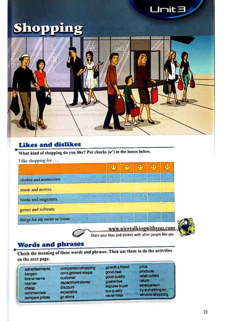 Speaking 1 Unit 3 | PDF