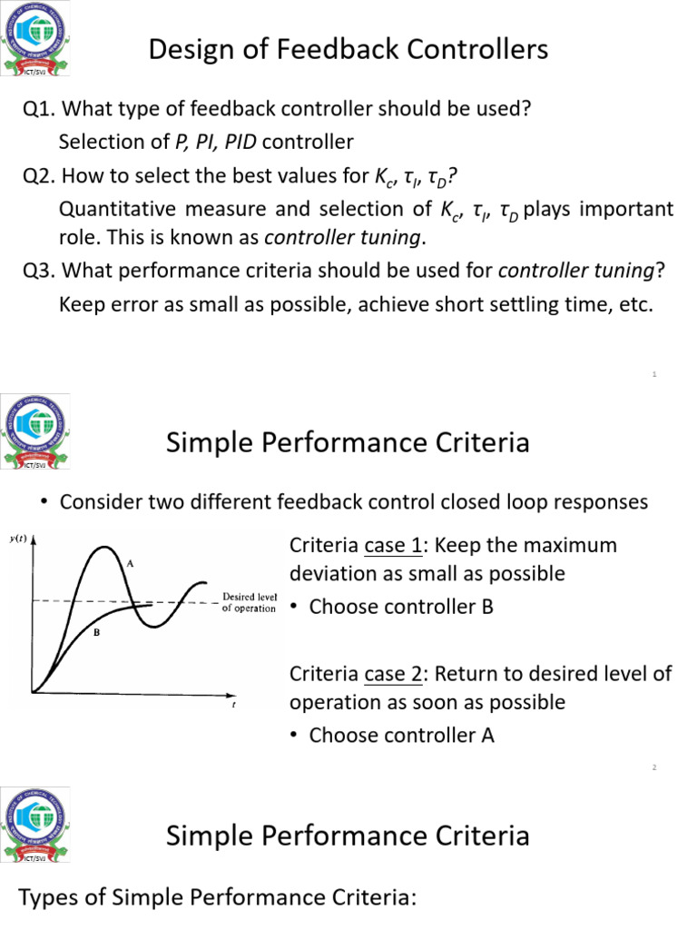 Feedback Controller Design & Tuning Guide | PDF | Control Theory ...
