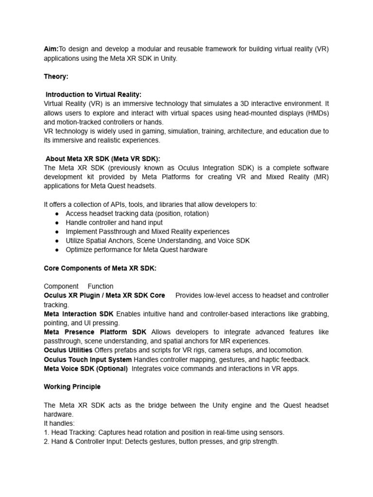 Case Study of Vr | PDF | Virtual Reality | Computing