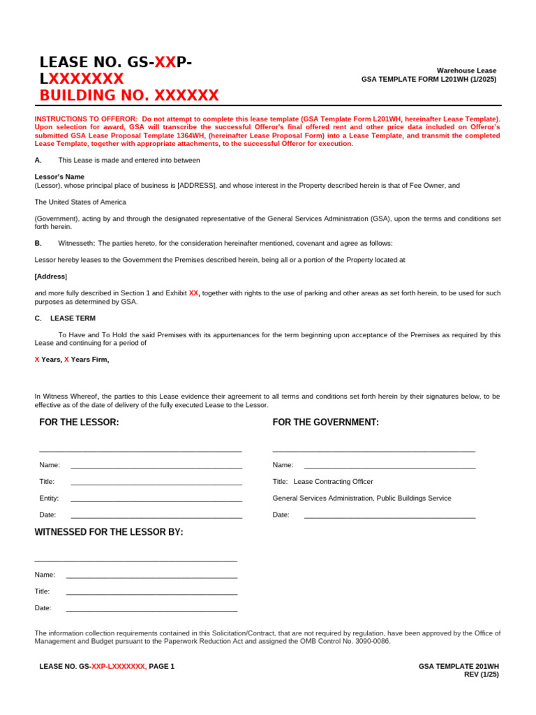 Warehouse Lease Agreement Template | PDF | Lease