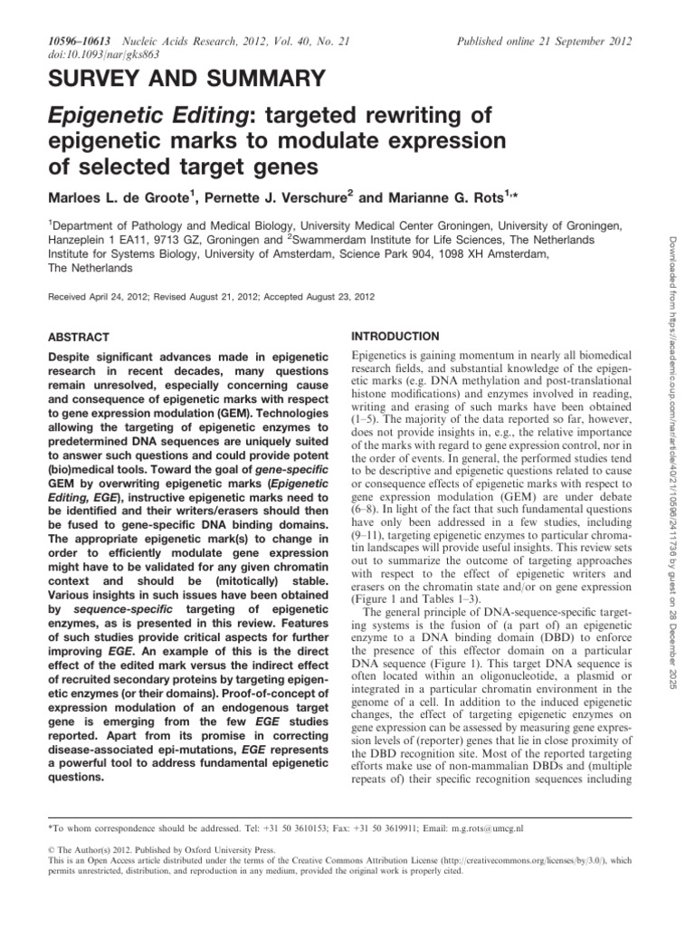 gks863 | PDF | Epigenetics | Dna Methylation