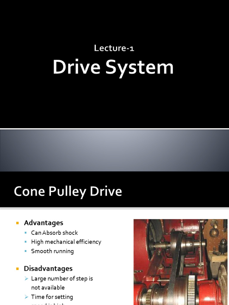 Lecture 1 Drive System | PDF | Gear | Clutch