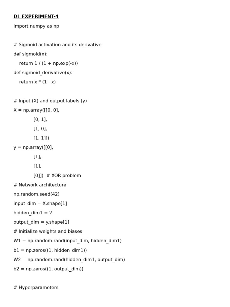 DL Exp-4 Output | PDF