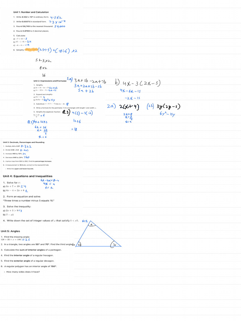 Maths Practice | PDF