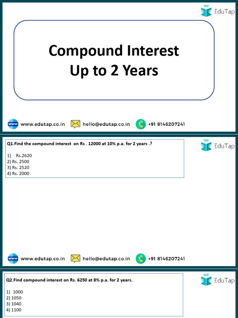 Concept Class 1 - CI Upto 2 Years Lyst2613 | PDF