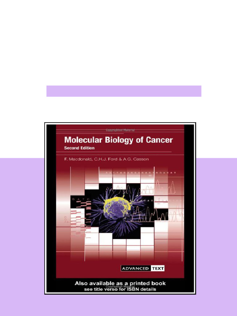 Molecular Biology of Cancer 2nd Edition Fiona Macdonald - ebook and ...