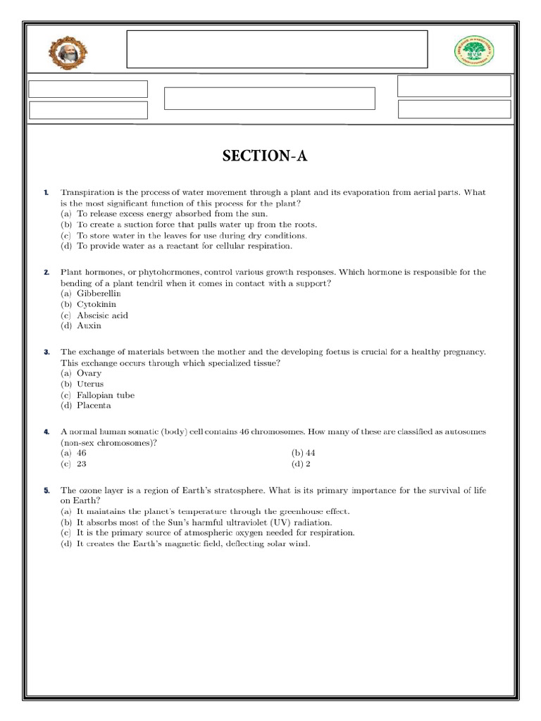 Grade 10 Science Qp | PDF