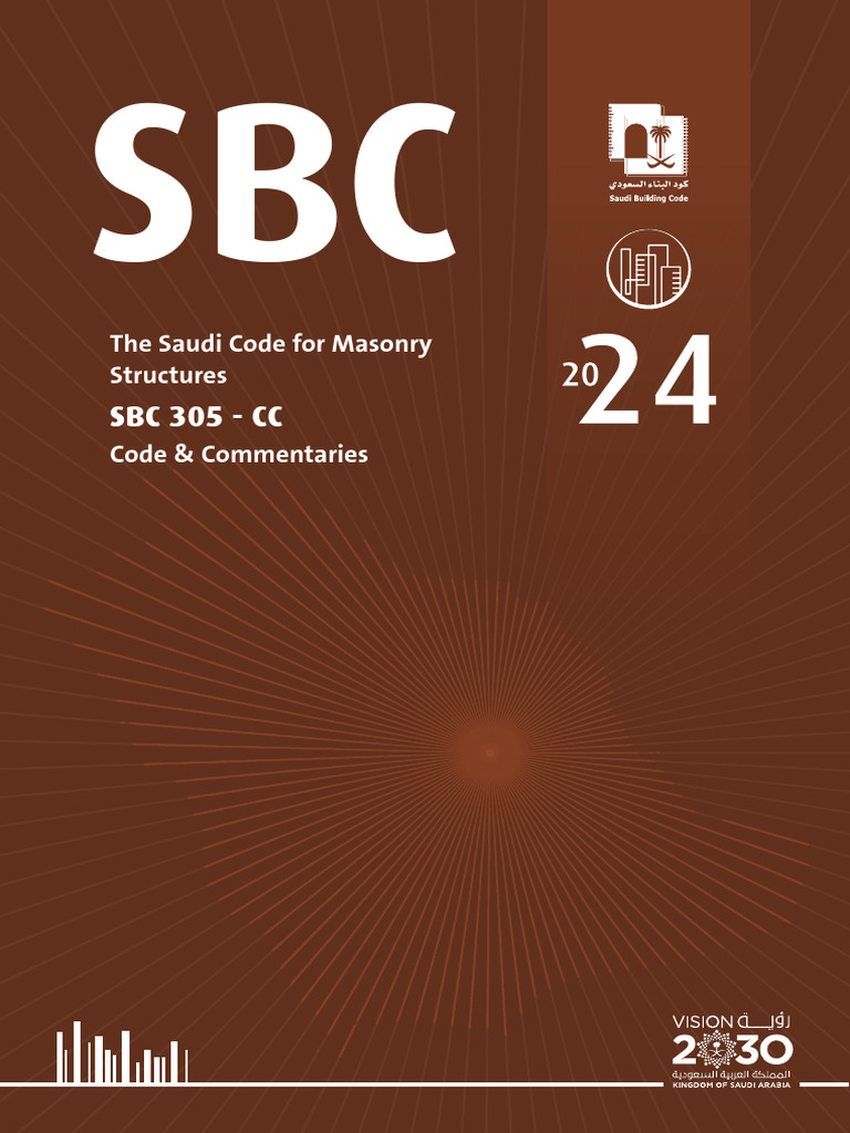 Saudi Masonry Structures Code SBC 305 | PDF | Masonry | Prestressed ...