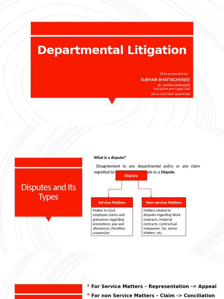 Understanding Departmental Litigation Process | PDF | Certiorari | Appeal