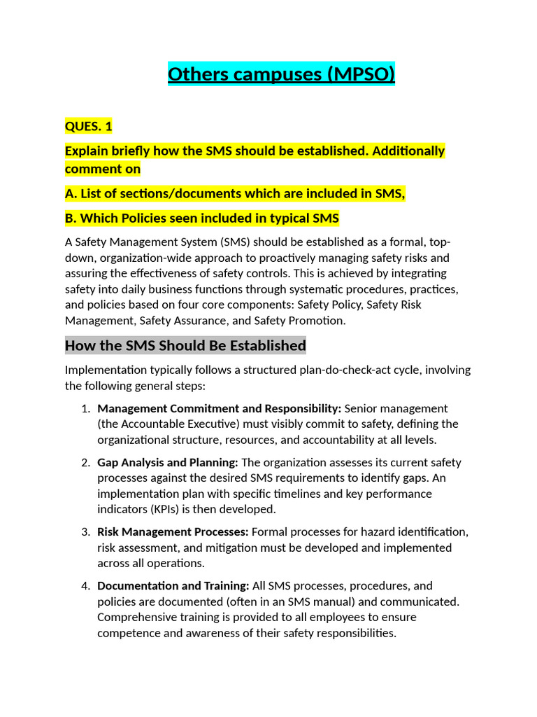 Other Campuses a.k (Mpso) | PDF | Risk | Risk Assessment