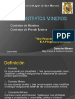 Los Contratos Mineros