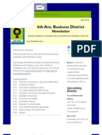 6th Ave. Business District June Newsletter