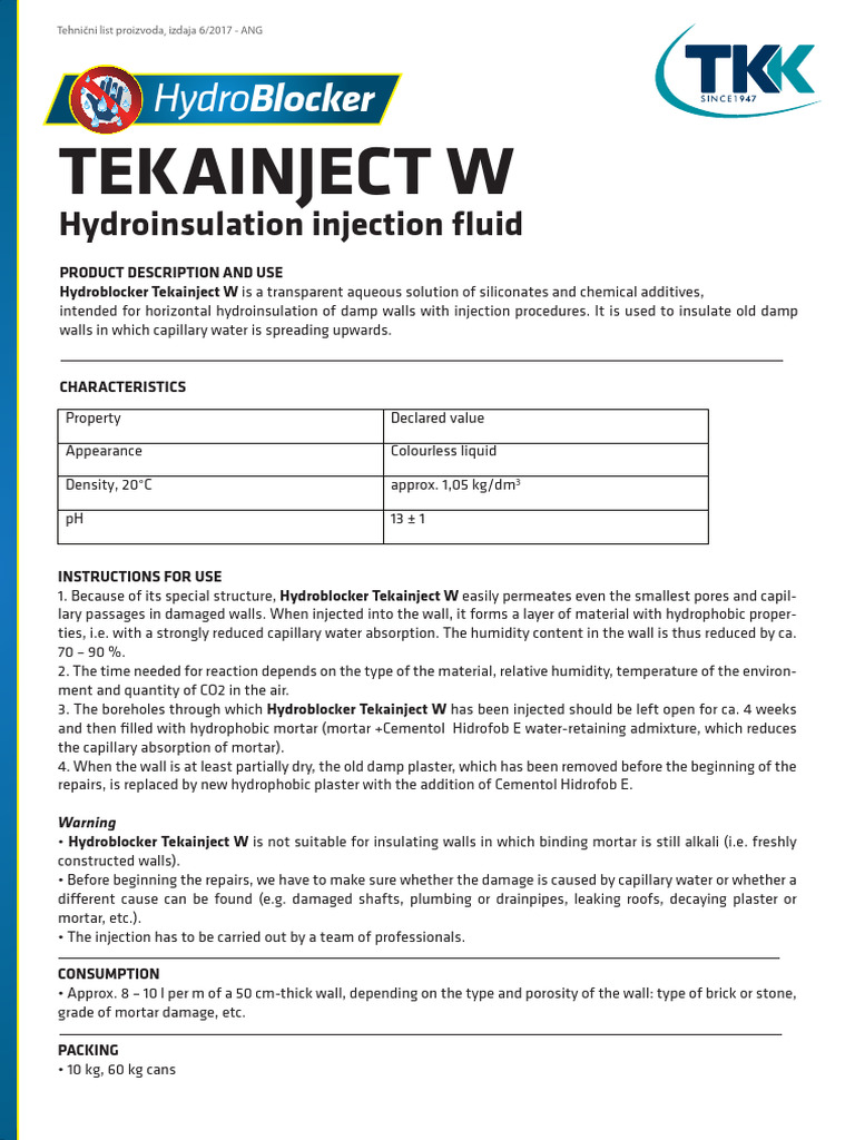 HYDROBLOCKER_TEKAINJECT_W 06_17_ANG | PDF